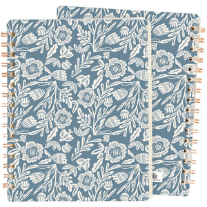 Notebook - Blue Florals