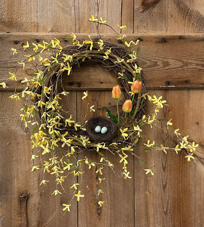 Forsythia Wreath