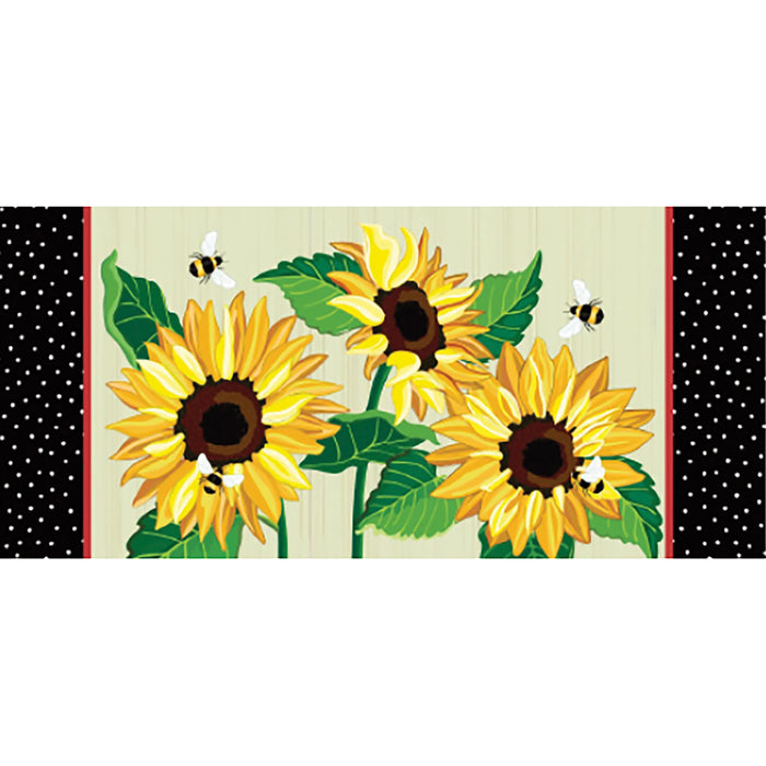 Mat Insert - Sunflowers and Daisies