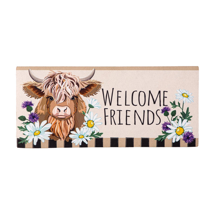 Mat Insert - Highland Cow