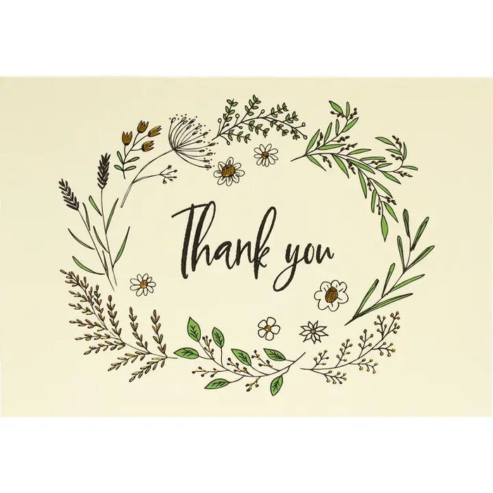 Thank You Note Cards Native Botanicals