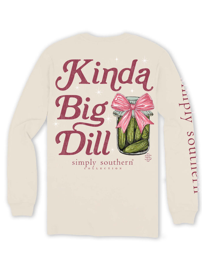 Simply Southern LS Tee - Big Dill Whisper