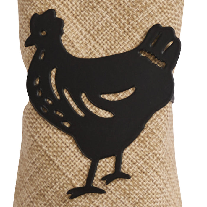 Little Red Hen Napkin Ring