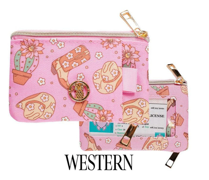 SS Bag Zip Wallet - Western