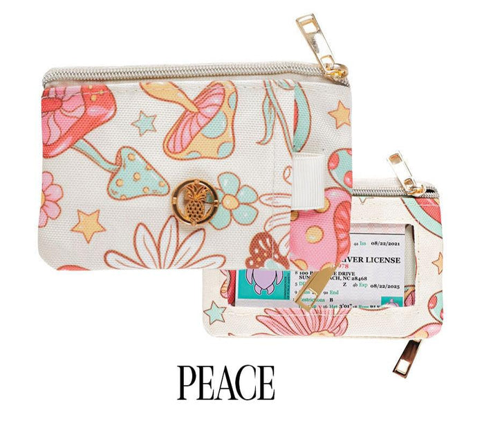 SS Bag Zip Wallet - Peace