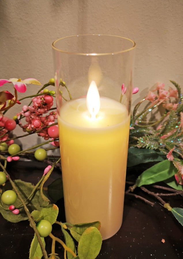 Slim Pillar Candle - Yellow