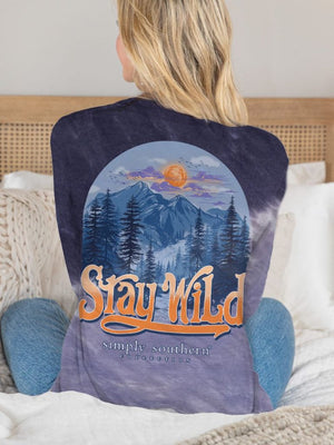 Simply Southern LS Tee - Stay Wild Glacier