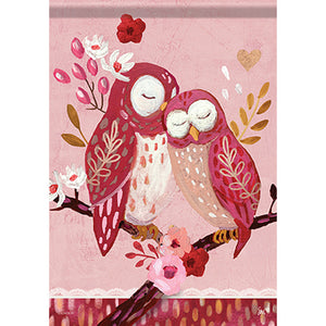 Garden Flag - Love Owls