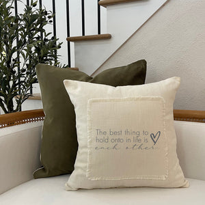 Throw Pillow - The Best Thing