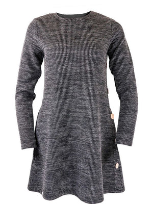 Simply Southern Knit Dress - Charcoal