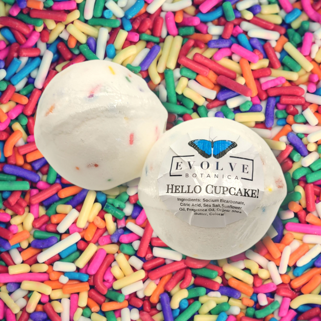 Evolve Bath Bomb - Hello Cupcake