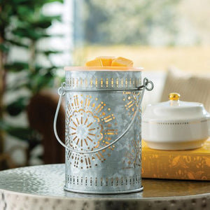 Fragrance Warmer - Galvanized Tin