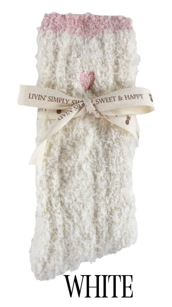 Simply Southern Soft n Cozy Socks - White