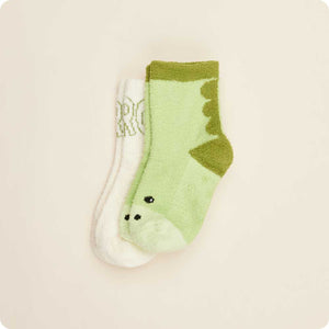 Warmies Crew Socks - Dinosaur