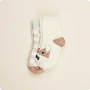 Warmies Crew Socks - Puppy