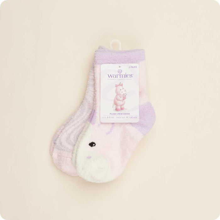 Warmies Crew Socks - Unicorn