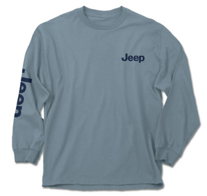 Long Sleeve - Jeep Grille Camo Ice Blue