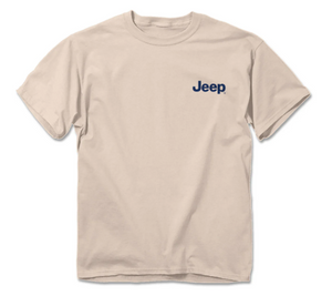 Short Sleeve Tee - Jeep Duck Trail Blazer Ivory