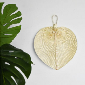 14.5" Bamboo Leaf Decor