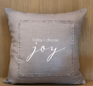 Throw Pillow - Today I Choose Joy