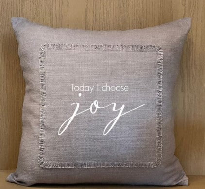 Throw Pillow - Today I Choose Joy