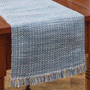 13"x36" Table Runner - Basket Weave Dusk