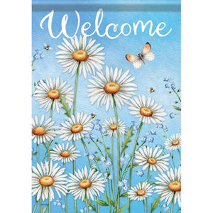 Garden Flag - Daisies Welcome