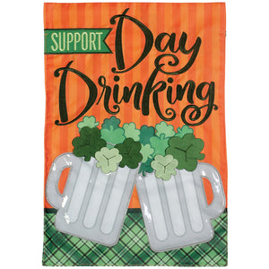 Garden Flag - Day Drinking Double Applique