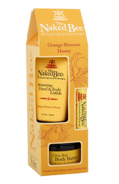 Naked Bee Gift Set Orange Blossom Honey