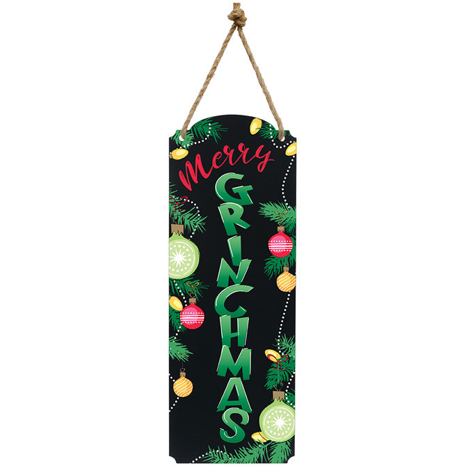 Metal Wall Plaque - Grinchmas