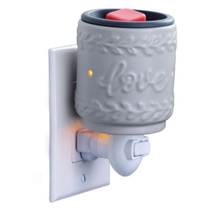 Pluggable Fragrance Warmer - Love Flip Dish