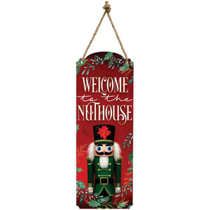 Metal Wall Plaque - Nuthouse