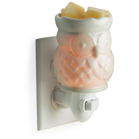 Pluggable Fragrance Warmer - Porcelain Owl