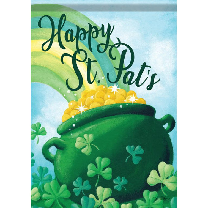 Garden Flag - Pot of Gold Foil