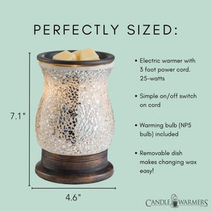 Fragrance Warmer - Glass Mosaic