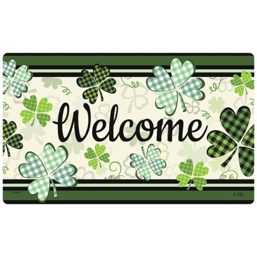 Mat Insert - Shamrock Welcome