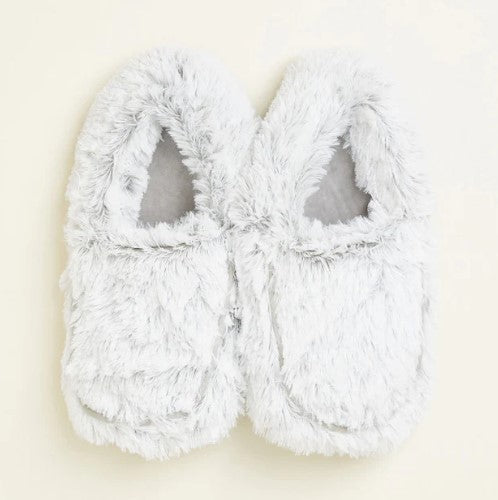 Warmies Slippers - Marshmallow Gray