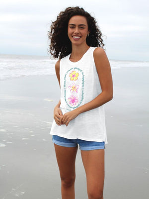 Simply Southern Tank - Bloom White