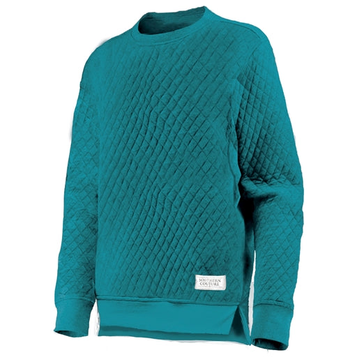 SC Quilted Sweatshirt - Topaz Blue