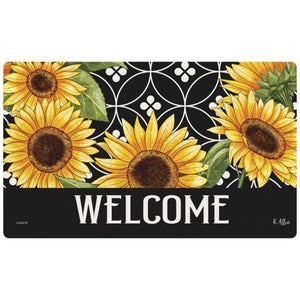 Mat Insert - Welcome Sunflowers