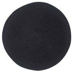 Round Placemat - Essex Black