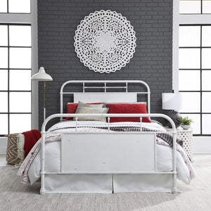 Navy - Metal Bed