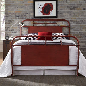 Navy - Metal Bed