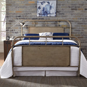 Navy - Metal Bed