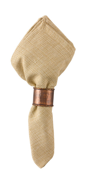 Hammered Copper Napkin Ring