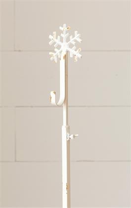 Telescoping Snowflake Wreath Stand