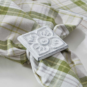 Distressed Tile Napkin Ring