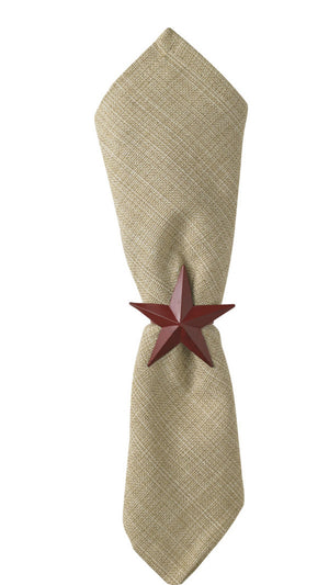 Star Napkin Ring - Red