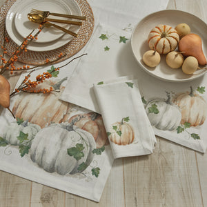 15"x72" Table Runner - Watercolor Pumpkin