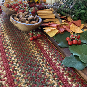 Braided Table Runner HS 11x36 Oval - Cider Barn